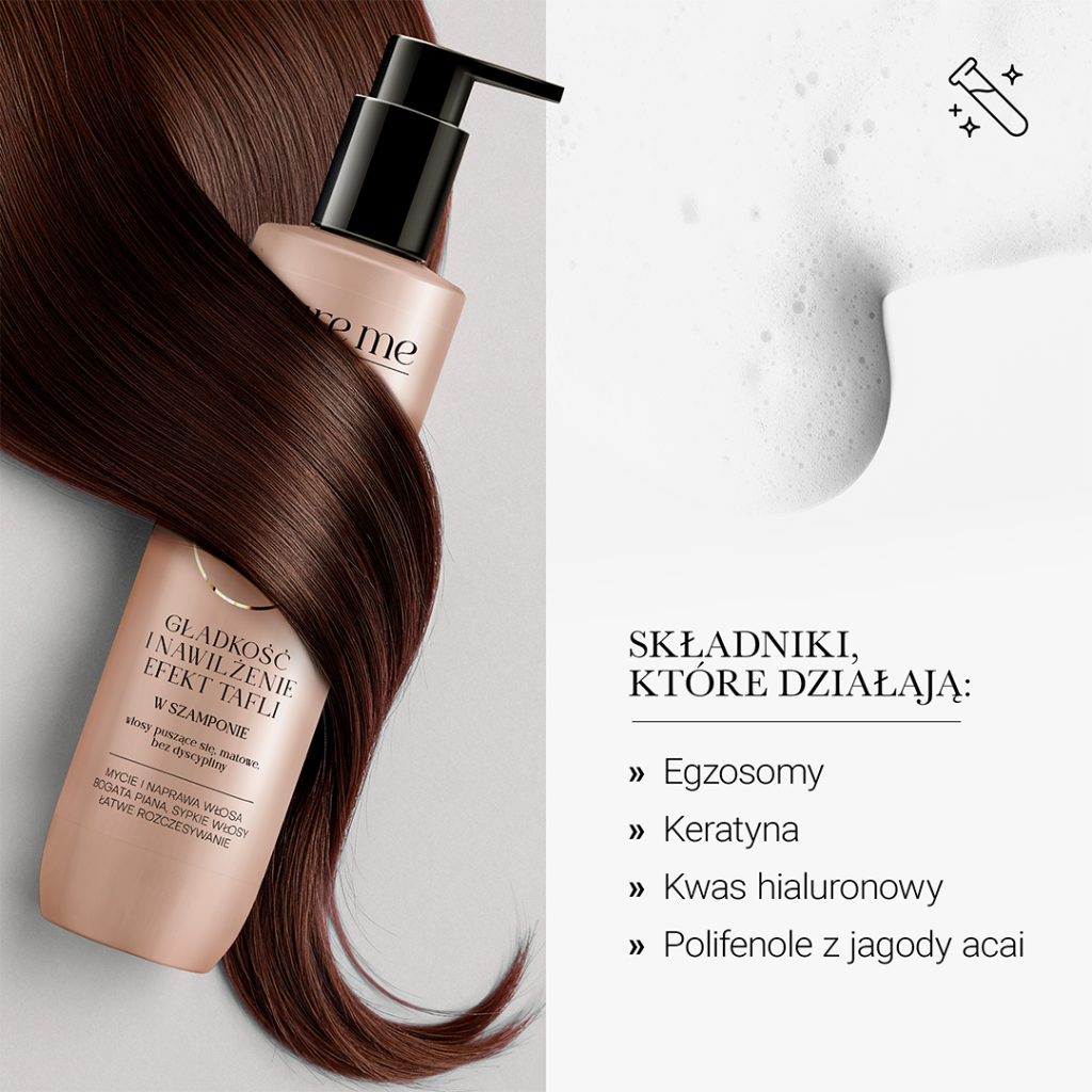 Smoothing and moisturising shampoo