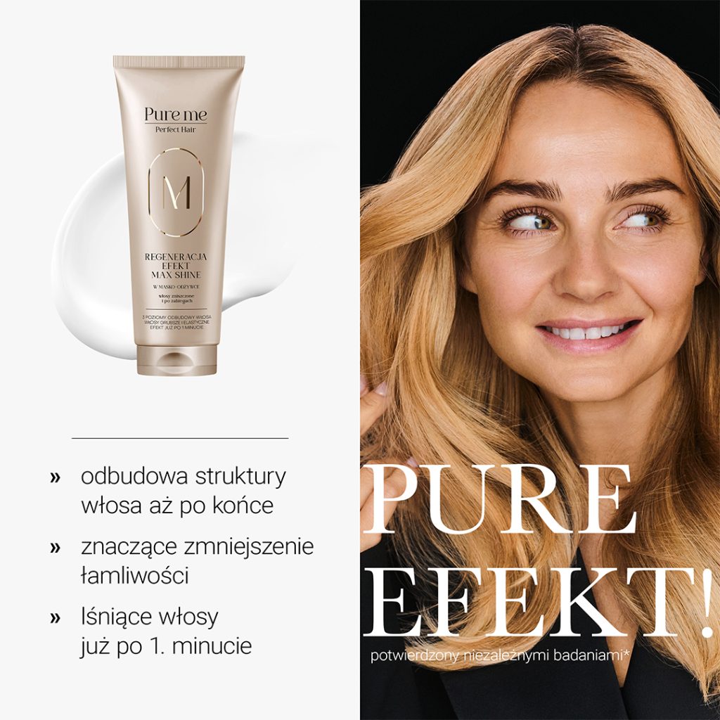 Masko-odżywka regenerująca z efektem Max Shine